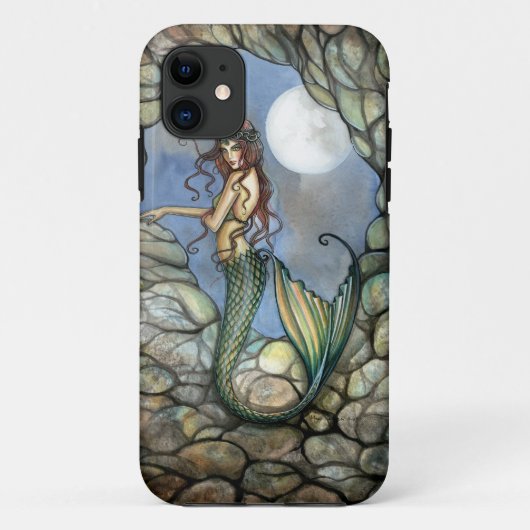 Verborgen Grot Zeemeermin Fantasy Kunst Zeemeermin Case-Mate iPhone Case (Achterkant)