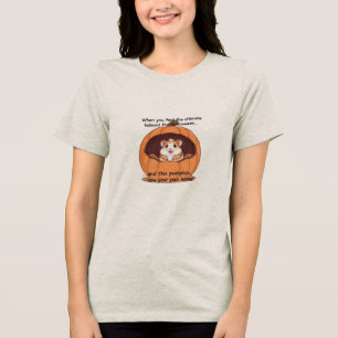 verborgen hamster Tri-Blend shirt
