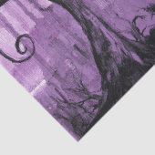 Verborgen harten bomen Surreal Fantasy Landscape A Tissuepapier (Detail)