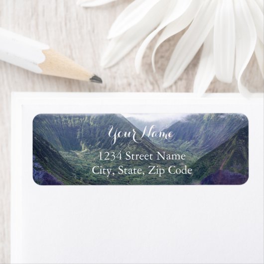 Verborgen Hawaii Adresetiketten Etiket (Insitu)