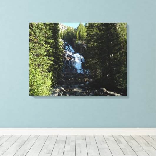 Verborgen Herfsten in het nationale park Grand Tet Canvas Afdruk (Insitu (Houten vloer))