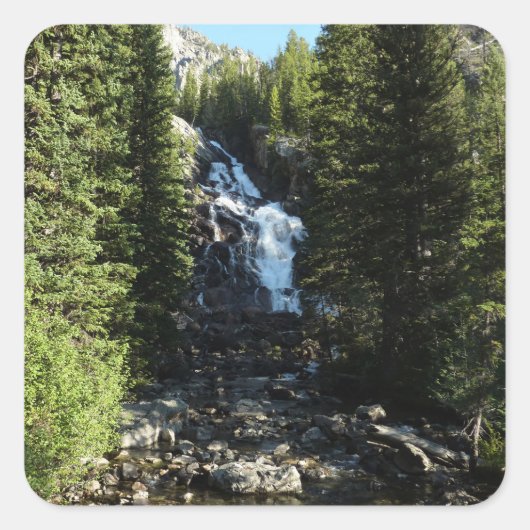 Verborgen Herfsten in het nationale park Grand Tet Vierkante Sticker (Voorkant)