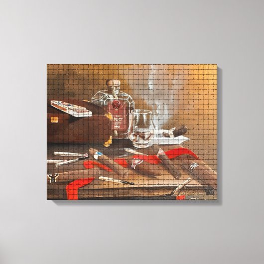 Verborgen hoek 3/14 Max Zaxster Canvas Afdruk (Voorkant)