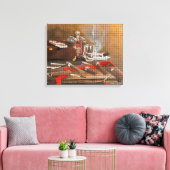 Verborgen hoek 3/14 Max Zaxster Canvas Afdruk (Insitu (Woonkamer))