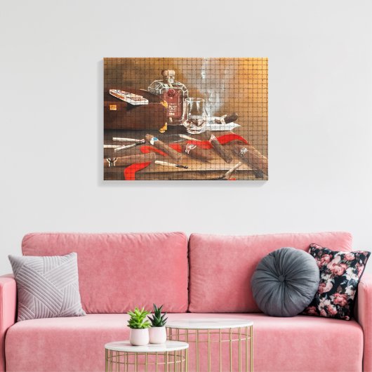 Verborgen hoek 3/14 Max Zaxster Canvas Afdruk (Insitu (Woonkamer))