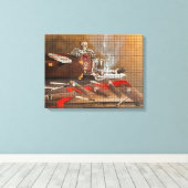 Verborgen hoek 3/14 Max Zaxster Canvas Afdruk (Insitu (Houten vloer))