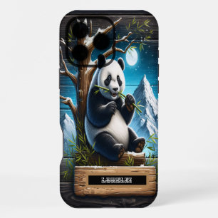 Verborgen Hoekje van de Panda: Bamboebijt iPhone 16 Pro Max Hoesje