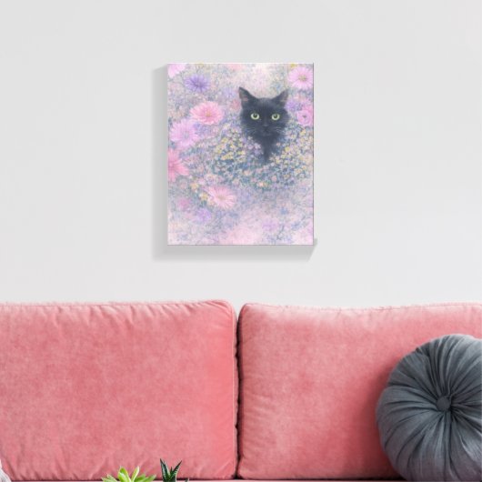 Verborgen in bloei canvas afdruk (Insitu (Woonkamer))