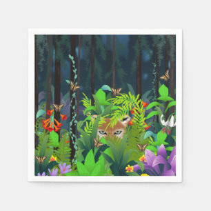 Verborgen in de olie servet