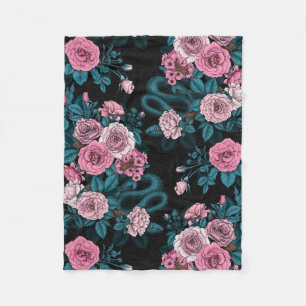 Verborgen in de rozen 2 fleece deken