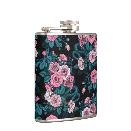 Verborgen in de rozen 2 heupfles (Rechts)