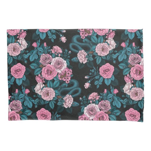 Verborgen in de rozen 2 kussensloop (Voorkant-Links)