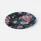 Verborgen in de rozen 2 papieren bordje (Gekanteld)