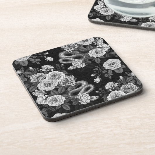 Verborgen in de rozen 3 bier onderzetter (Linkerzijde)