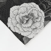 Verborgen in de rozen 3 fleece deken (Hoek)