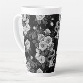 Verborgen in de rozen 3 latte mok (Linkerhoek)