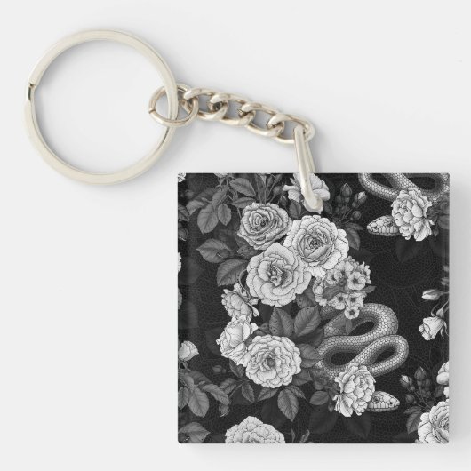 Verborgen in de rozen 3 sleutelhanger (voorkant)
