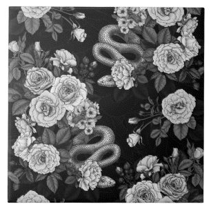 Verborgen in de rozen 3 tegeltje