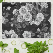 Verborgen in de rozen 3 theedoek (Gevouwen)