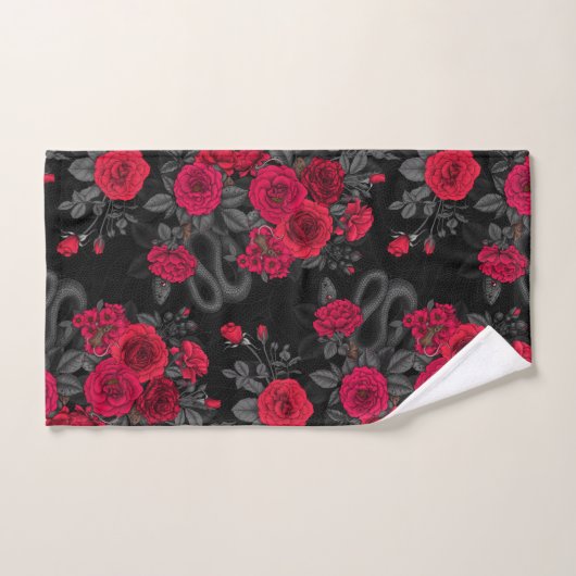 Verborgen in de rozen bad handdoek (Handdoek)