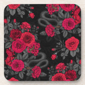 Verborgen in de rozen bier onderzetter (Voorkant)