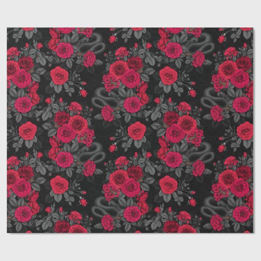 Verborgen in de rozen cadeaupapier (Vlak)