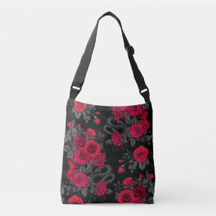 Verborgen in de rozen crossbody tas