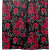 Verborgen in de rozen douchegordijn (Voorkant)