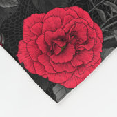 Verborgen in de rozen fleece deken (Hoek)