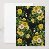 Verborgen in de rozen, geel en groen (Voorkant / Achterkant)