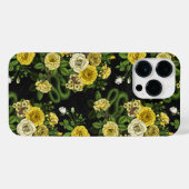 Verborgen in de rozen, geel en groen iPhone hoesje (Achterkant horizontaal)