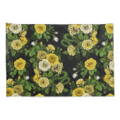 Verborgen in de rozen, geel en groen kussensloop (Achterkant-Rechts)