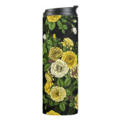 Verborgen in de rozen, geel en groen thermosbeker (Gedraaid links)
