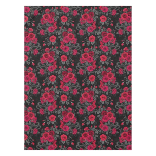 Verborgen in de rozen tafelkleed (Voorkant)