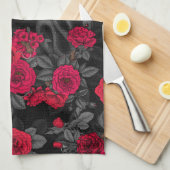 Verborgen in de rozen theedoek (Quarter Fold)