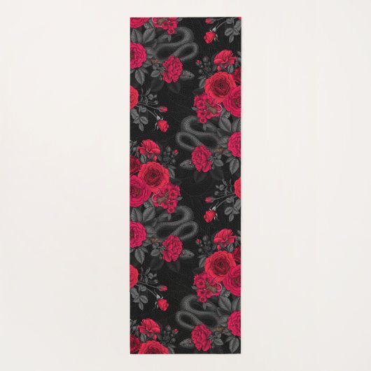 Verborgen in de rozen yogamat (Achterkant)