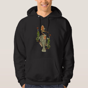 Verborgen in een vis collage kunst Surrealisme Hoodie