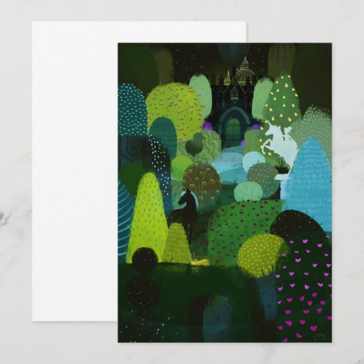 Verborgen in het Park Kaart (Voorkant / Achterkant)