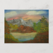 Verborgen in rood Briefkaart (Voorkant)