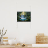 Verborgen Jungle Sanctuary Poster (Keuken)