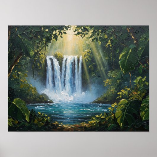 Verborgen Jungle Sanctuary Poster (Voorkant)