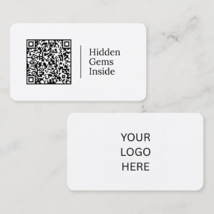 Verborgen juweeltjes binnen Aanpasbare QR-code e Visitekaartje