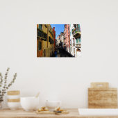 Verborgen kanaal in Venetië - Poster (Keuken)