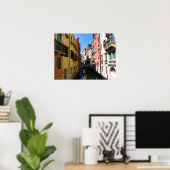 Verborgen kanaal in Venetië - Poster (Thuiskantoor)