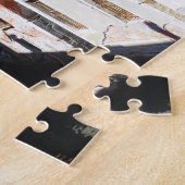 Verborgen kanaal in Venetië - Puzzle Legpuzzel (Zijkant)