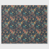 Verborgen kattenpatroon cadeaupapier (Vlak)