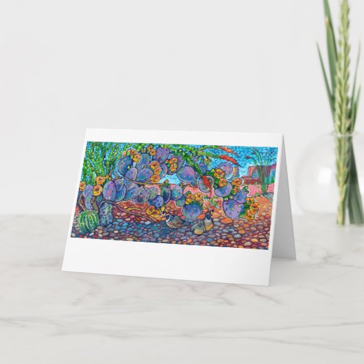 Verborgen kwartel bedankkaart (Voorkant)