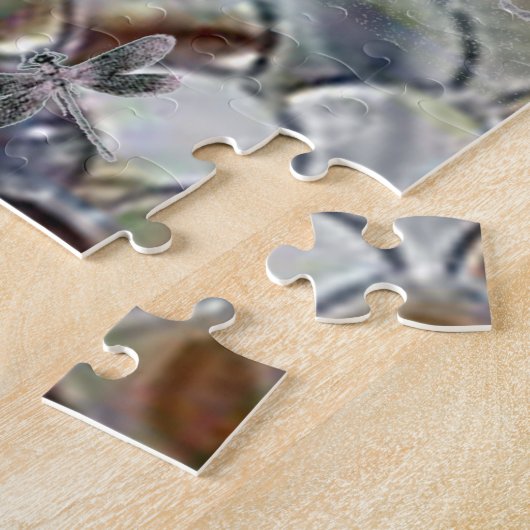 Verborgen libellen legpuzzel (Zijkant)