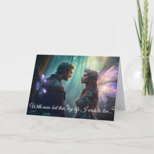 Verborgen liefhebbers van het bos Grove Feestdagen Kaart (Voorkant)