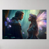 Verborgen liefhebbers van het bos Grove Poster (Voorkant)